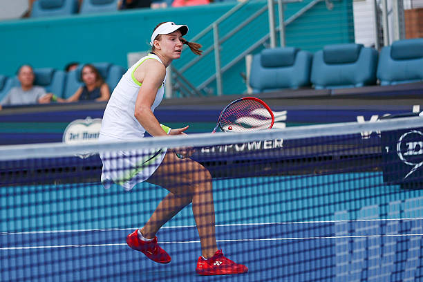 Elena Rybakina, 在迈阿密的学习。图片来源: gettyimages