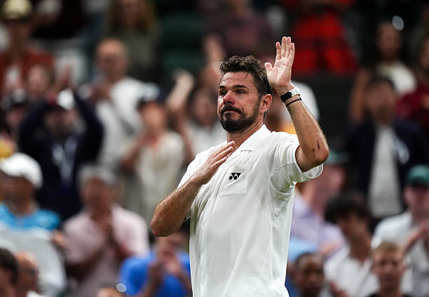 Emoción de Wawrinka en Wimbledon 2026. Foto: gettyimages