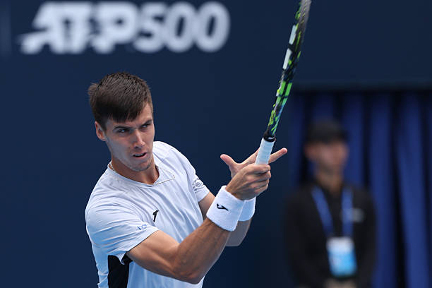 Fabian Marozsan, duelo ante Sinner en Pekín. Foto: gettyimages