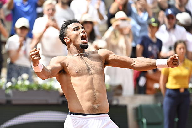 Así celebró Fils su victoria sobre Munar. Fuente: Getty