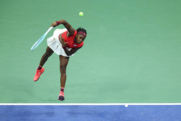 Gauff, new service mechanics. Photo: gettyimages