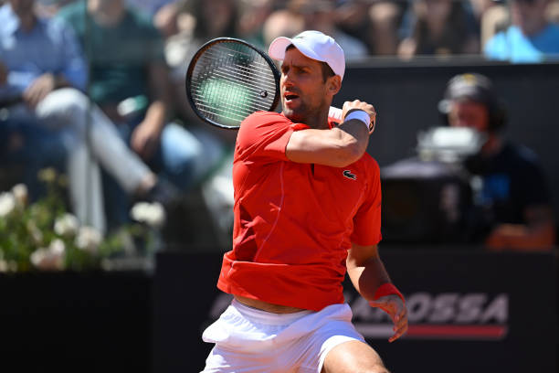 El serbio logró su último título en Roma en 2022. Fuente: Getty