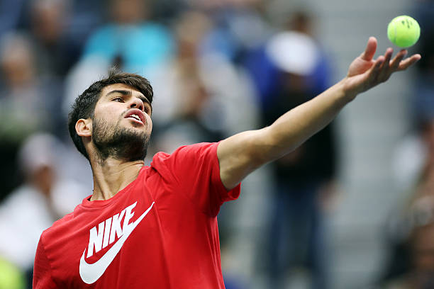 Carlos Alcaraz en el US Open 2025.