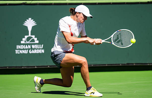 Iga Swiatek, en Indian wells. Foto: gettyimages
