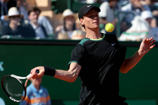 Jannik Sinner, a Montecarlo. Foto: gettyimages