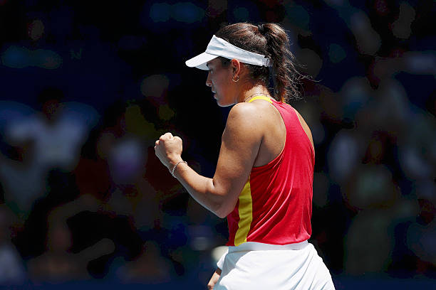 Jessica Bouzas wins against Cori Gauff in United Cup 2026. Photo: gettyimages