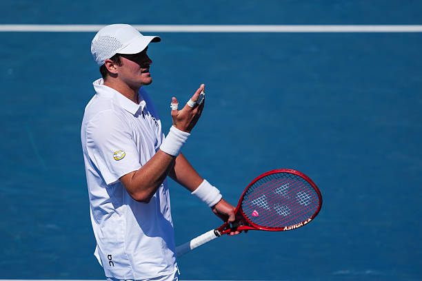 Joao Fonseca, problemas físicos en Open de Australia 2026. Foto: gettyimages