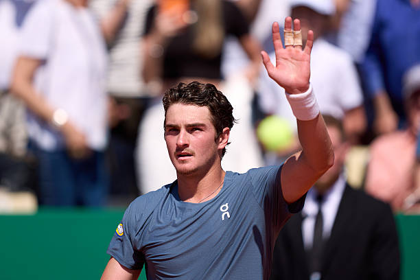 Joao Fonseca, satisfait à Montecarlo. Photo: gettyimages
