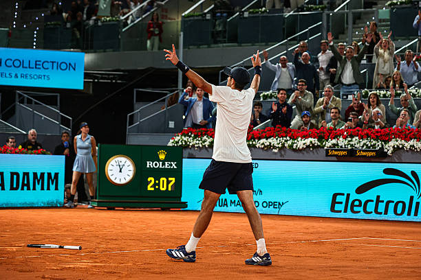 Rafa Jódar, night in Madrid. Photo: gettyimages