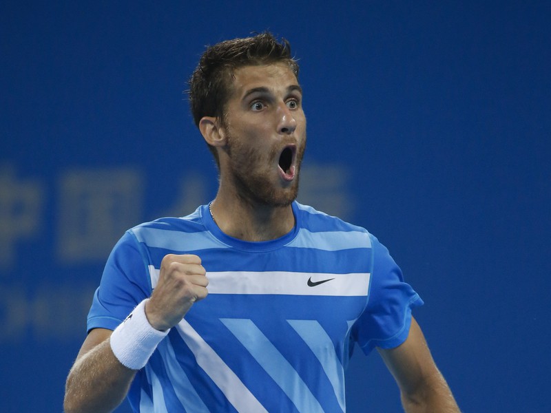 Martin Klizan, tras derrotar a Nadal.