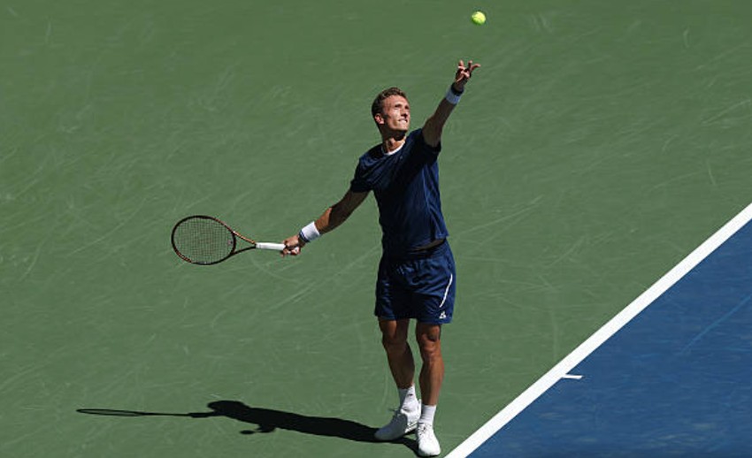 Jiri Lehecka en el US Open 2025. Foto: Getty