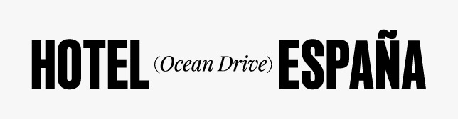 Logo Hotel Ocean Drive.