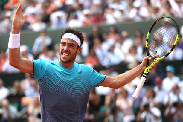 Marco Cechinato, surprise at Roland Garros 2018. Photo: gettyimages