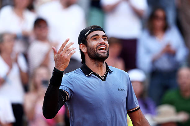 Matteo Berrettini and his success at Roland Garros 2026. Photo: gettyimages