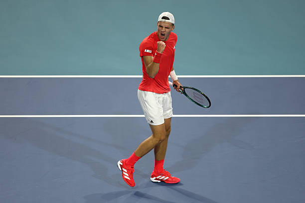 Mensik, conditions de jeu à Miami. Photo: gettyimages