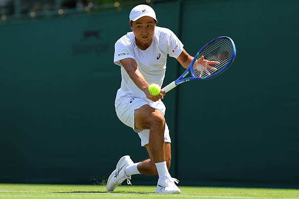 Mochizuki es un tenista muy heterodoxo. Fuente: Getty