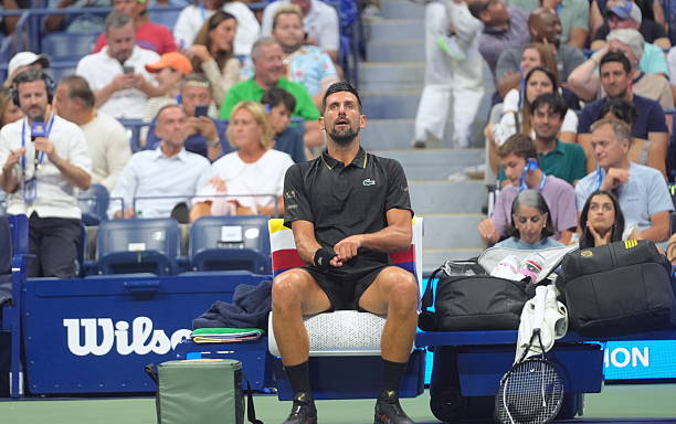 Novak Djokovic en el US Open 2025.