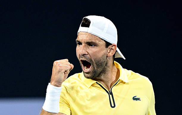 Dimitrov a hâte de montrer qu'il y a encore du tennis à jouer. Source : Getty