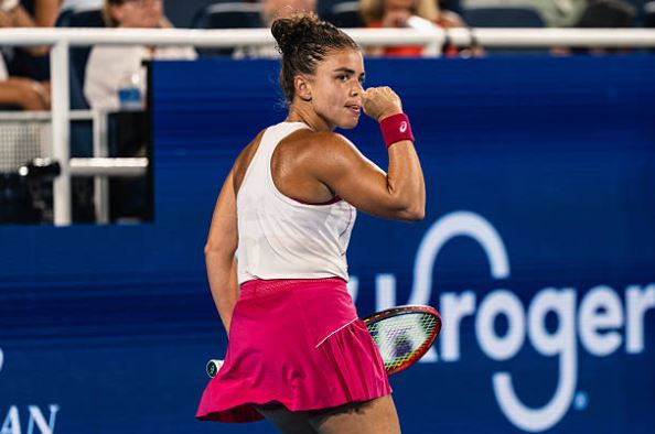 Jasmine Paolini at WTA Cincinnati 2025. Photo: Getty