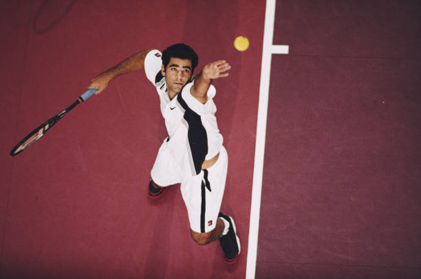 Pete Sampras, in 1997. Photo: gettyimages