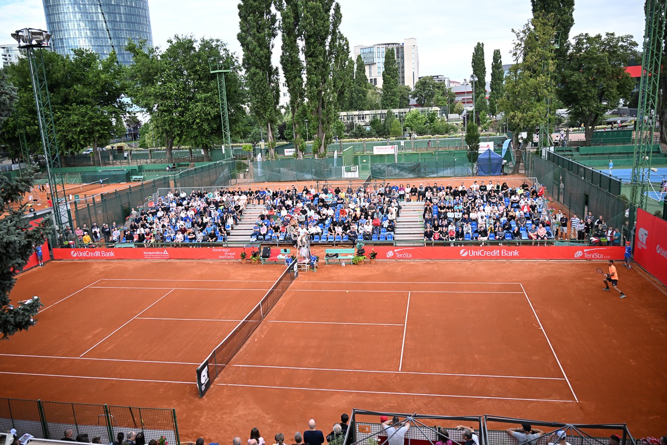 Central court of TK Slovan Bratislava.