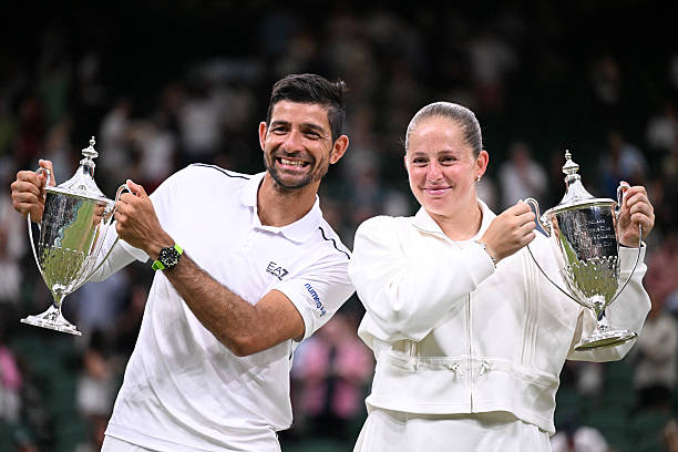 Ostapenko chiude il cerchio con Marcelo Arévalo a Wimbledon. Fonte: Getty