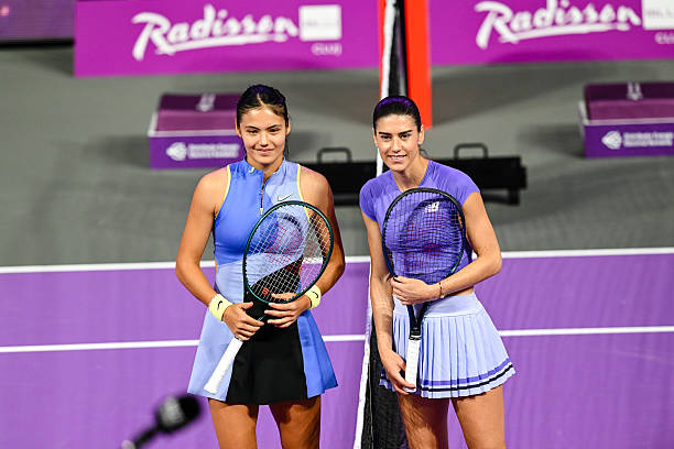 Cluj-Napoca final between Raducanu and Cirstea. Source: Getty