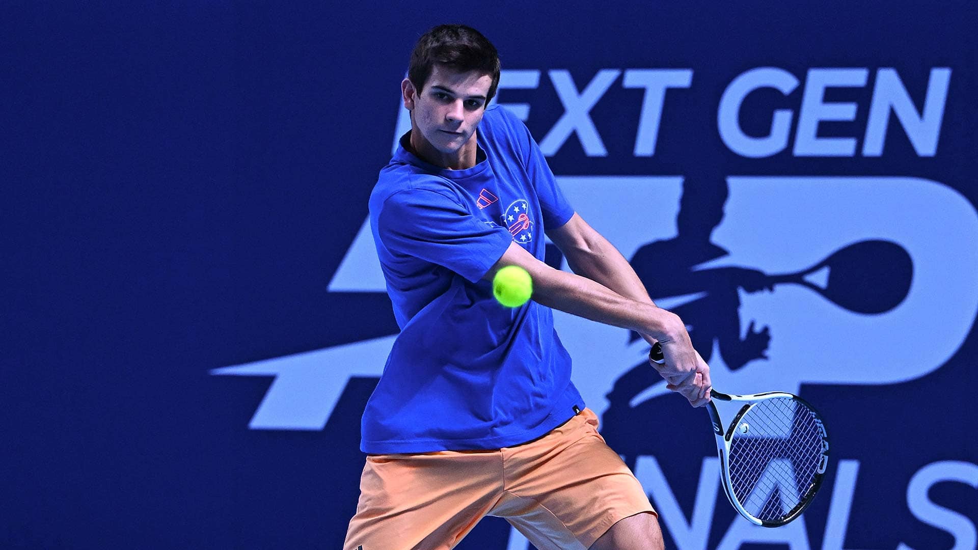 Rafael Jódar, debut en Next Gen ATP Finals 2025. Foto: gettyimages