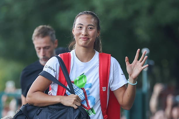 Qinwen Zheng tornerà a gareggiare oggi, a Doha. Fonte: Getty