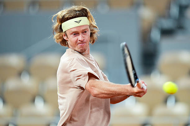 Andrey Rublev, enfado de tenistas. Foto: gettyimages
