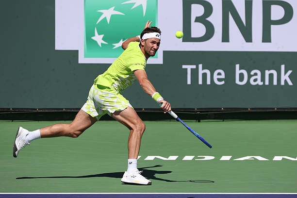 Casper Ruud, en Indian Wells. Foto: gettyimages