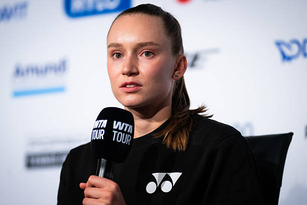 Rybakina a parlé de sa lutte pour la première place. Source : Getty