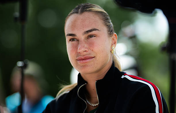 Sabalenka, protagonista de la jornada con los medios. Fuente: Getty