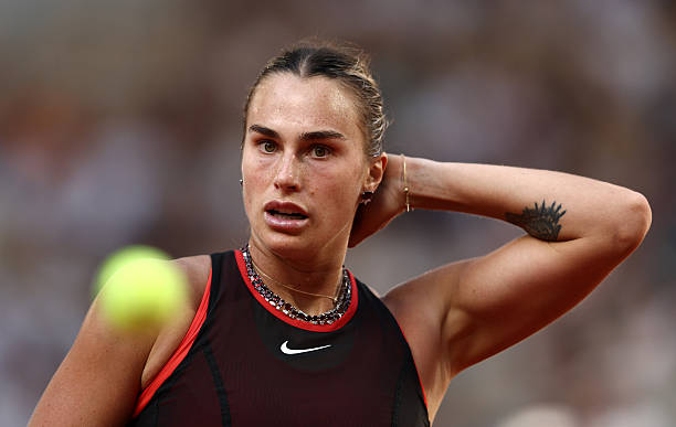 How Sabalenka experienced Sinner's fall. Source: Getty
