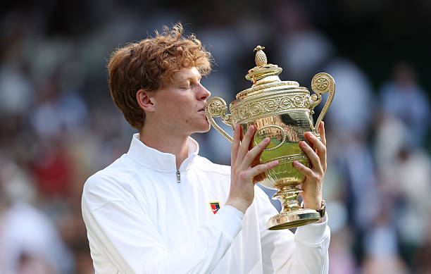 Sinner difenderà il titolo conquistato a Wimbledon nel 2025. Fonte: Getty