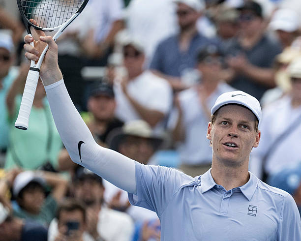 Jannik Sinner at ATP Cincinnati 2025.