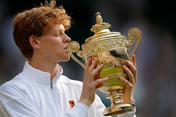 Sinner is the top candidate to win the Wimbledon title. Source: Getty