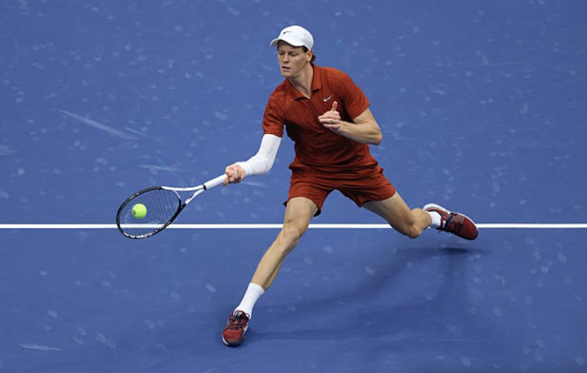 Jannik Sinner en el US Open 2025. Foto: Getty