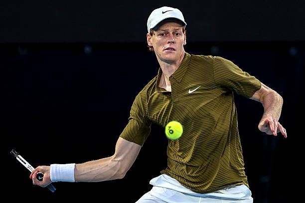 Jannik Sinner在澳大利亚击败Shelton。图片：gettyimages