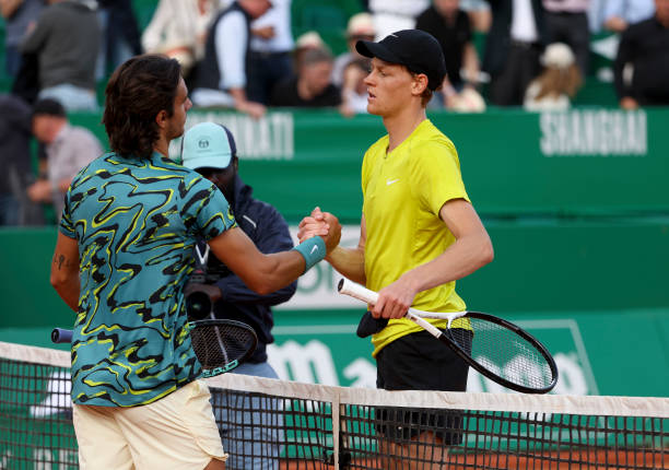 Musetti y Sinner, rivalidad. Foto: gettyimages