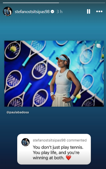 stefanos tsitsipas and paula badosa