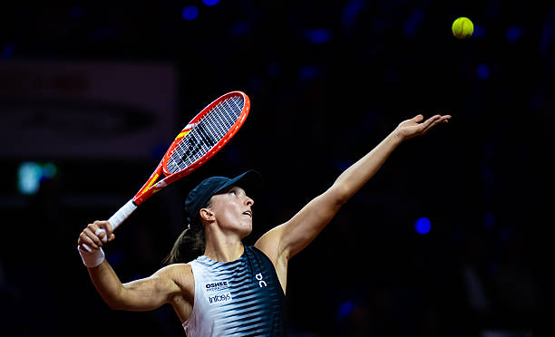 斯维亚泰克和改善的发球。来源：盖蒂