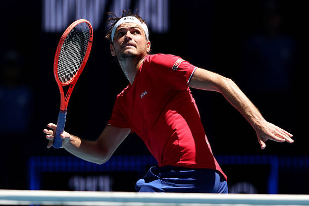 Taylor fritz, bolas en United Cup 2026. Foto: Gettyimages