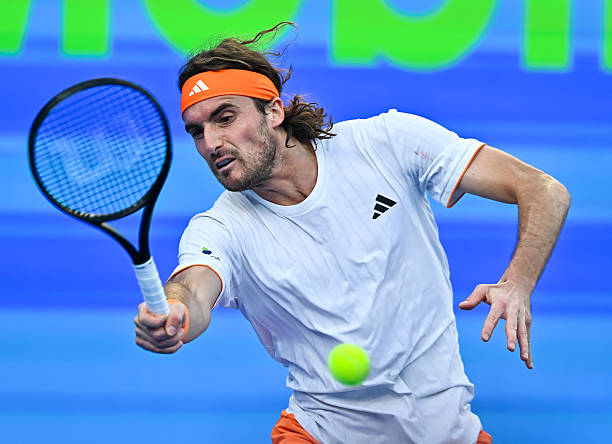 Stefanos Tsitsipas, optimistic in Dubai. Photo: gettyimages