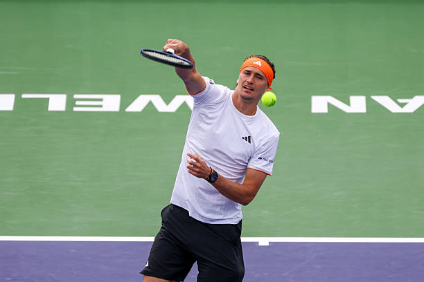 Zverev ya espera rival en los octavos de final de Indian Wells. Fuente: Getty