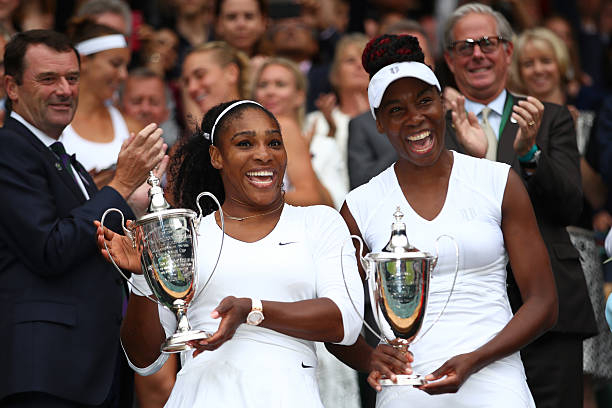 Las hermanas Williams han ganado Wimbledon en seis ocasiones en el cuadro de dobles. Fuente: Getty