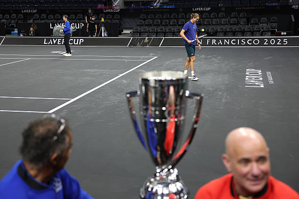 Alexander Zverev alla Laver Cup.