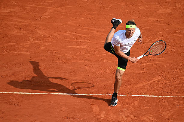 Zverev, a Montecarlo. Foto: gettyimages