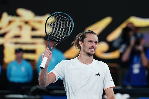 Zverev, ante Alcaraz en semifinales del Open de Australia 2026. Foto: gettyimages