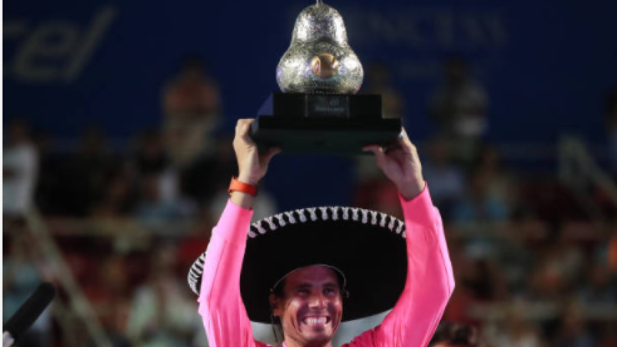 Rafael Nadal en Acapulco. Fuente: Getty